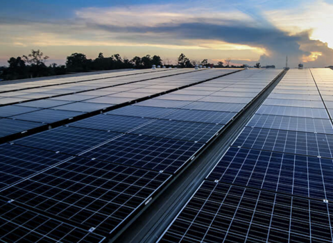 Stavba fotovoltaické elektrárny